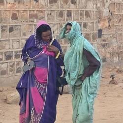 Everyone is excited and dressed at their best