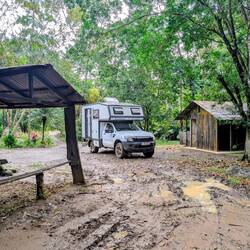 Unser Übernachtungsplatz sieht genauso so aus