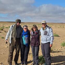Zusammen mit Silvi und Clemens