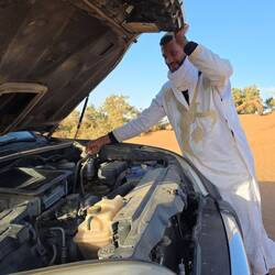 Pumpen...bis er wieder anspringt...