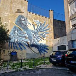 Wall art...theres a lot in lisbon