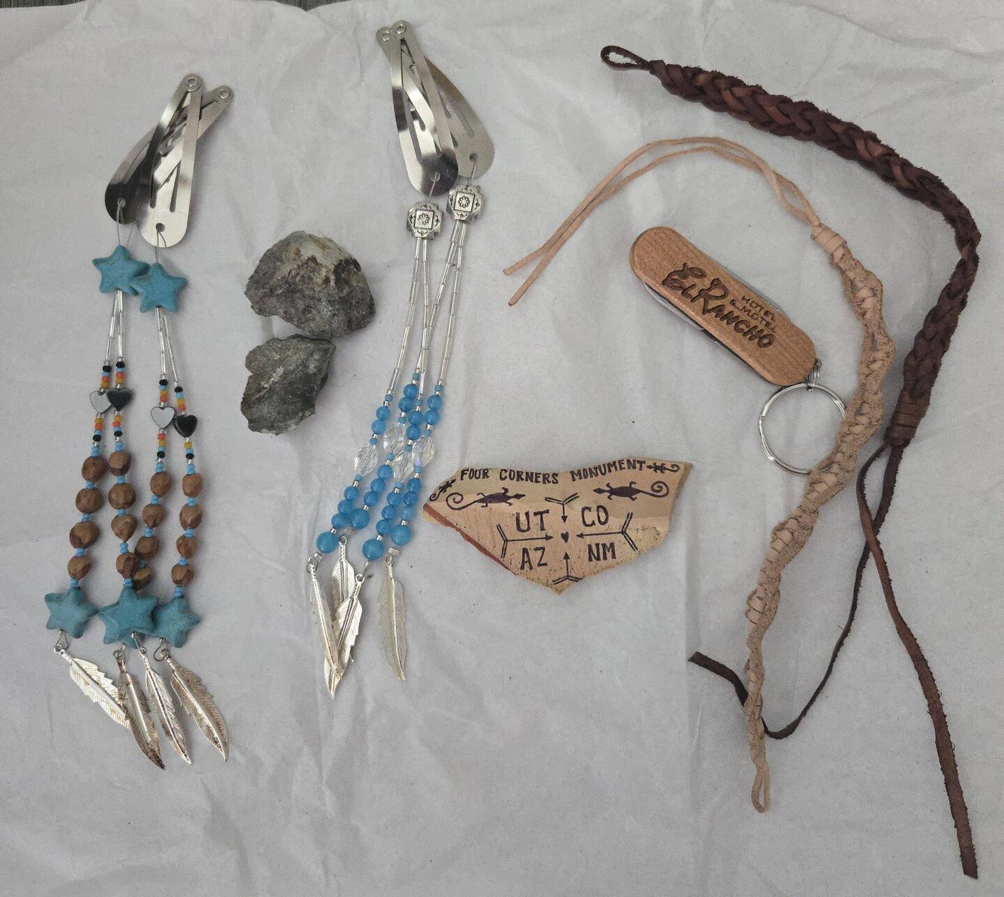 These are some of the treasures I got at the four corners