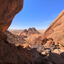 Blick vom Cache ins Tal