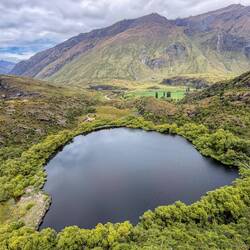 Der hübsche Diamond Lake im Westen von Wanaka