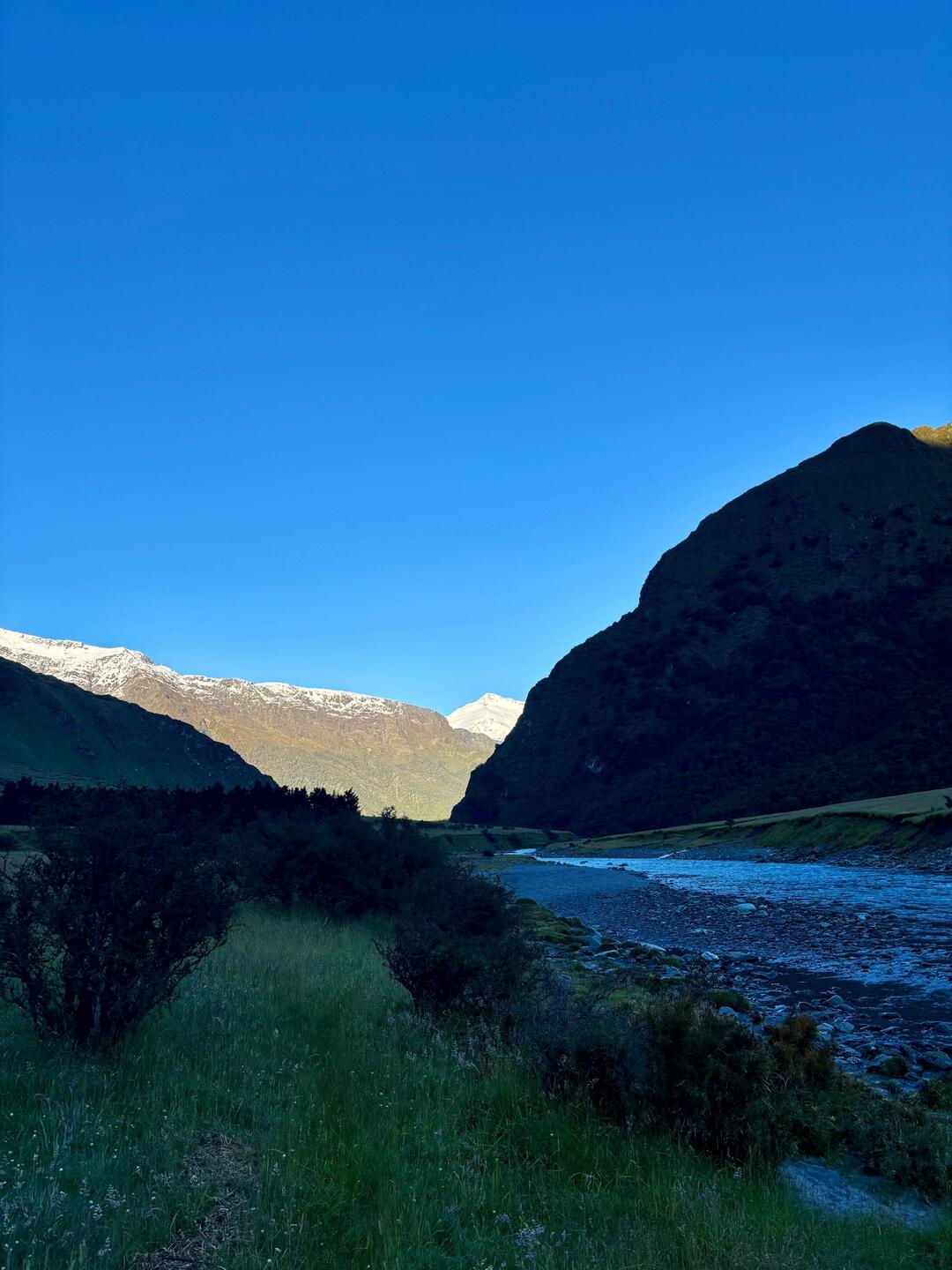 Raspberry Flat op de vroege morgen