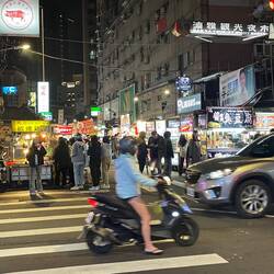 Gestern Abend war ich noch auf dem Banqiao Nachtmarkt