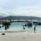 Local kids enjoying the water near the pier at Gili Air