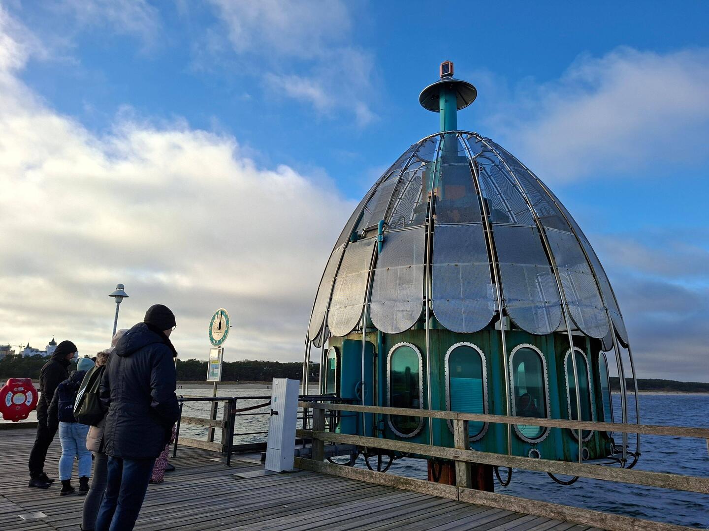 Markenzeichen von Zinnowitz - die Tauchglocke