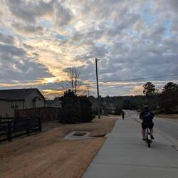 Biking the Sugar Hill greenway