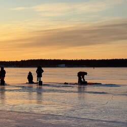 Eisfischen...