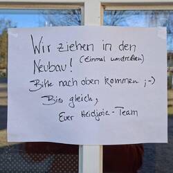 Das Café auf der Ginsengfarm zieht um....