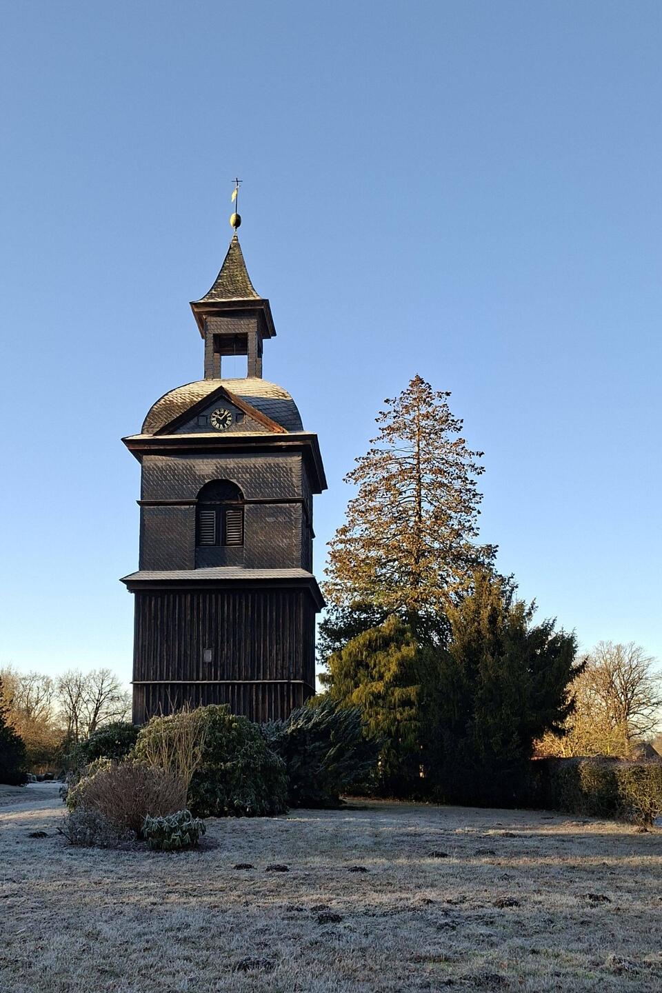 Wir starten um 10 Uhr bei -3° in Düshorn.