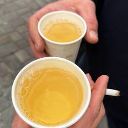 Kurzer Drink zwischendurch