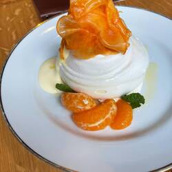 Citrus Eaton mess with persimmon