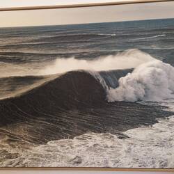 Photo of how waves can be..up to 30m high