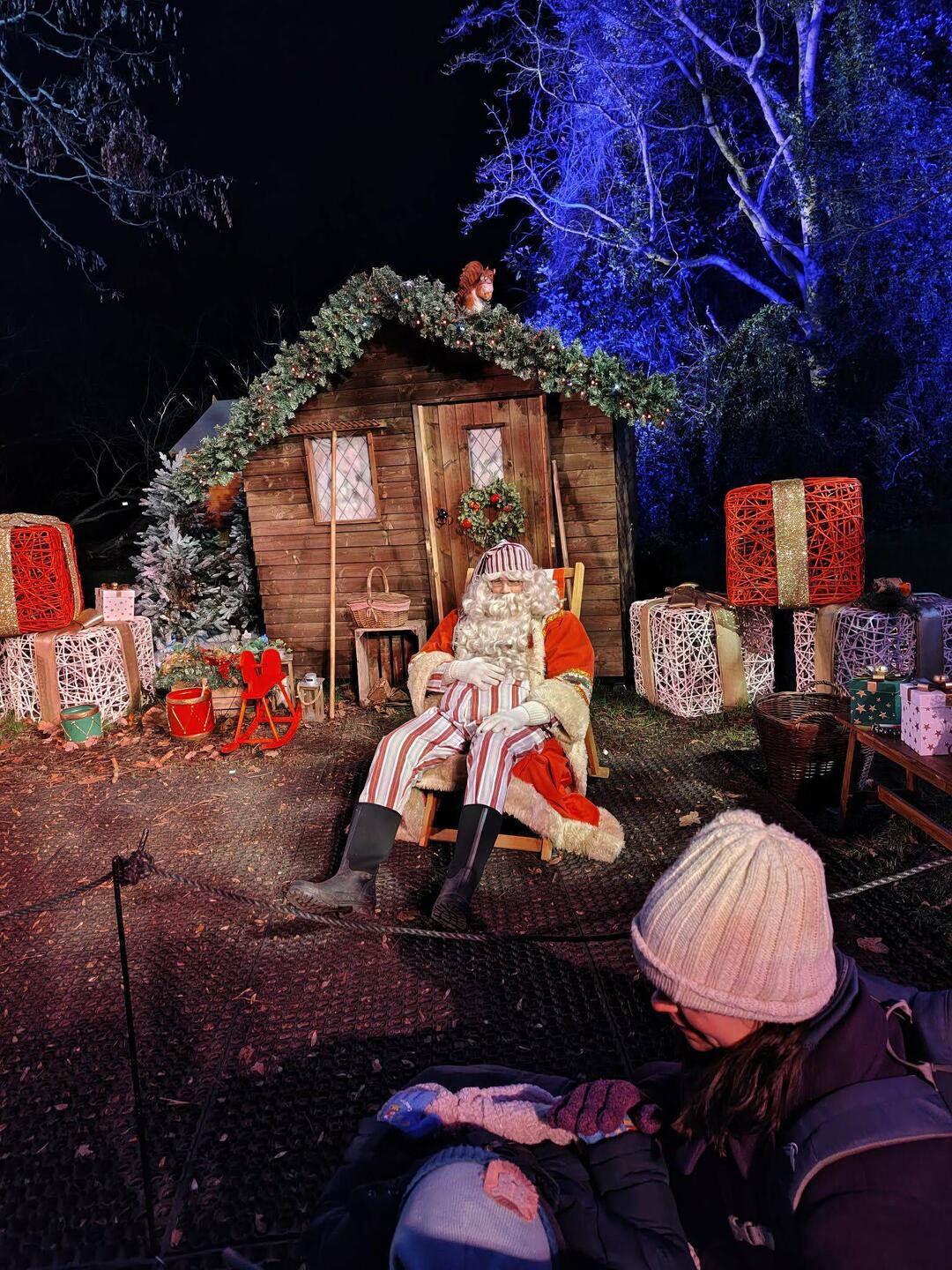 Santa working some serious overtime in Kew Gardens