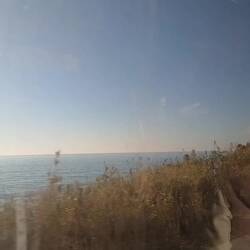 Mit dem Zug von Calella nach Barcelona