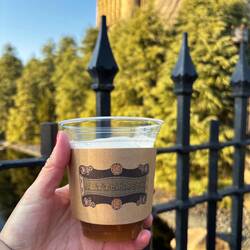 Butter beer at Harry Potter world