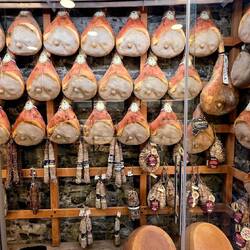 Prosciuto di Parma & much more in a local shop.