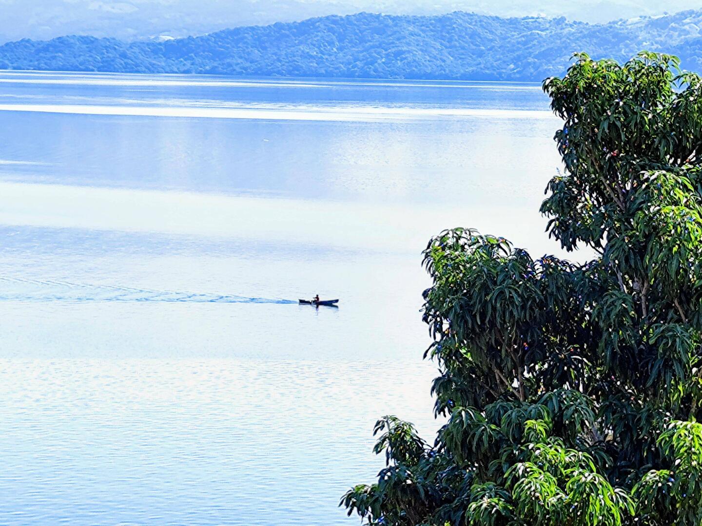 Blick auf den Lago Catemaco ...