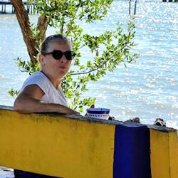 ... und können mit Blick aufs Meer frühstücken 😋