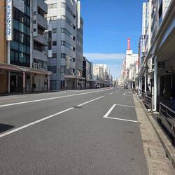 Empty kitchen street