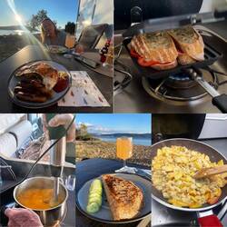 ..das fröhliche Futtern ist sowieso immer Tagesschwerpunkt 😅