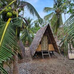 Hütten sind einfach aber bequem.