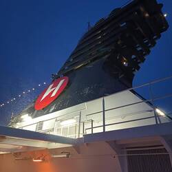 Das Logo der Hurtigruten