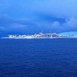 Gasbohrinsel vor Hammerfest