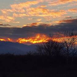 Spektakuläres Abendrot🔥