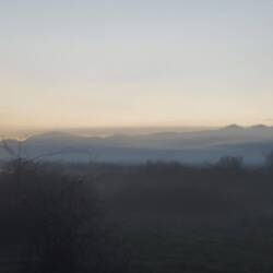 Und morgens folgt idyllischer Nebel