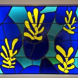 Immer wieder taucht in Matisse' Spätwerk die ornamentale Schönheit der Monstera-Pflanze auf.