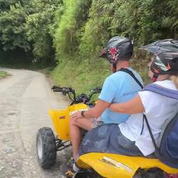 mit dem Quad unterwegs