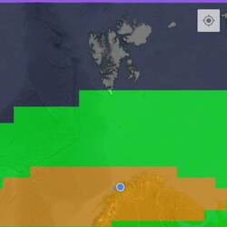 Die Chancen auf Polarlicht stehen nicht schlecht. Wir werden sehen.