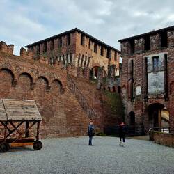 Inside the fortress, Rocca Sforzesca di Soncino.