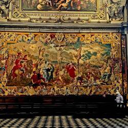 Tomb of G. Donizetti (right) and his teacher (S. Mayr, left).