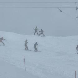 Zeitweise war die Sicht schlecht