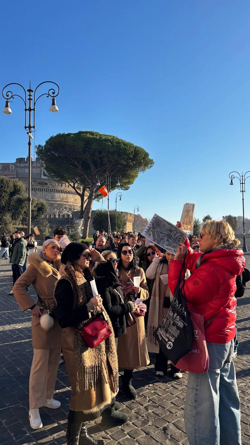 Sammeln vor dem Start. Agnes war unser Guide