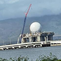 Radarstation die permanent japanische und Chinesische Drohnen kontrolliert