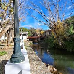 Der idyllische Park in Alte