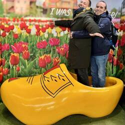 Erik und Torben were on the pier.