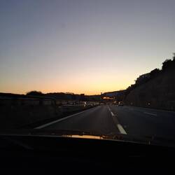 Sonnenuntergang in Savona