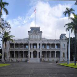 Iolani-Palast, die ehemalige königliche Residenz