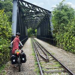 Old rail bridge on the KTM rail corridor section