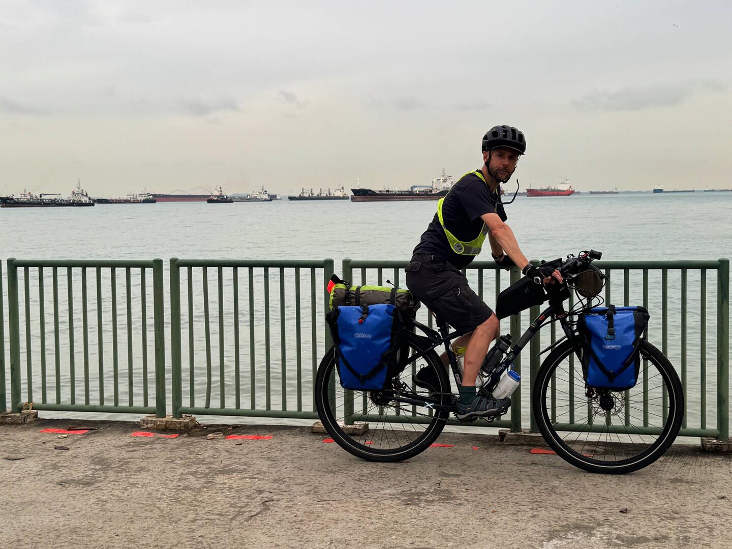 I'm always astonished how many tankers there are off Singapore's coastline