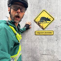 It was a dangerous journey from the airport to the city centre!