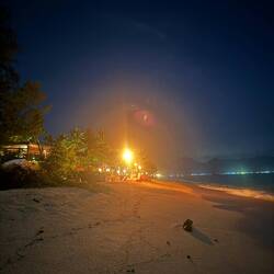 A bit of a party at Pink Coco down the beach