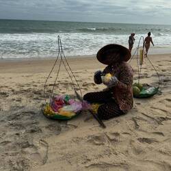 Préparation de notre mangue ❤️