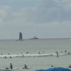 Surfer am Waikiki Beach